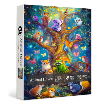 Animal Haven Jigsaw Puzzle 1000 Pieces